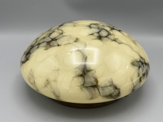 Image 1 of Art Deco Style Marbled Ceiling Light