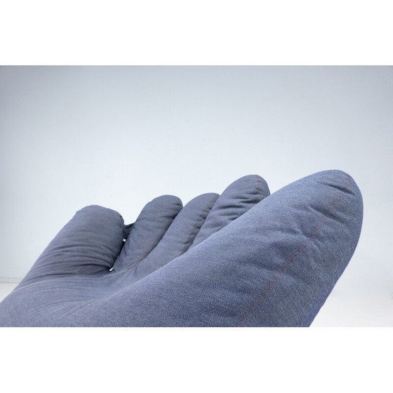 Image 1 of Poltrona a forma di guanto da baseball "Joe" di De Pas, D'Urbino e Lomazzi per Poltronova, tessuto originale Soft 