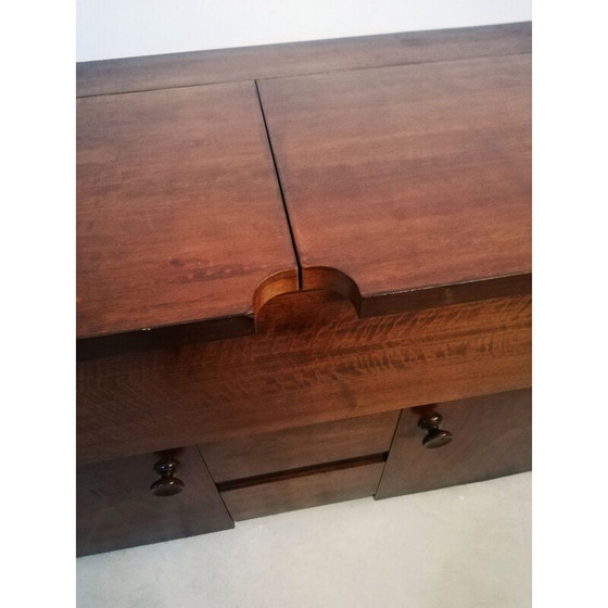 Image 1 of Vintage wooden sideboard by Giovanni Michelucci for Poltronova, Italy 1900