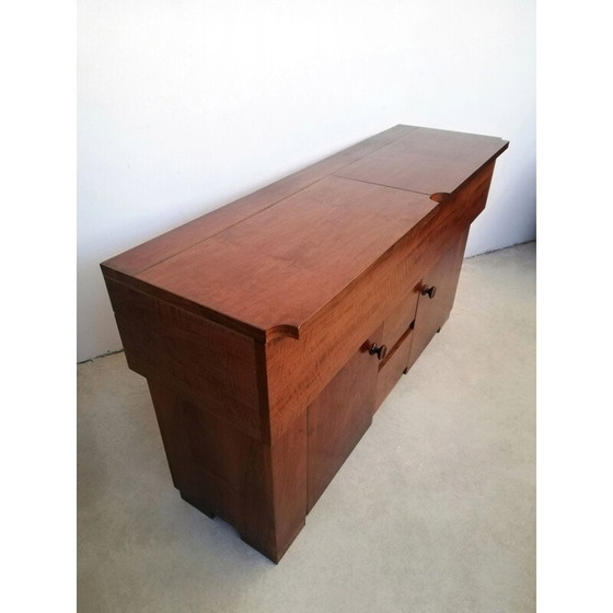 Image 1 of Vintage wooden sideboard by Giovanni Michelucci for Poltronova, Italy 1900