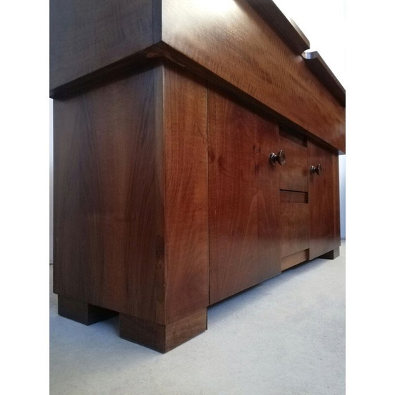 Image 1 of Vintage wooden sideboard by Giovanni Michelucci for Poltronova, Italy 1900