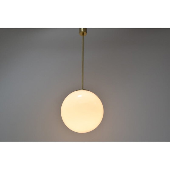 Image 1 of Mid-century glass pendant lamp by Kamenicky Senov, Czechoslovakia 1960s