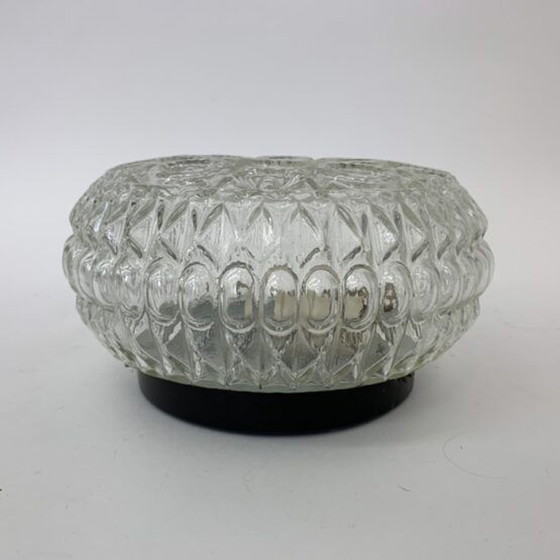 Image 1 of Glass Ceiling/Wall Lamp Sconce, Mid-Century Design, 1970s