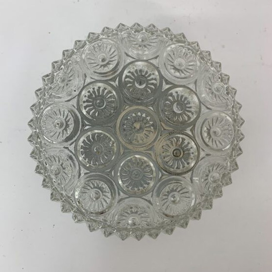 Image 1 of Glass Ceiling/Wall Lamp Sconce, Mid-Century Design, 1970s