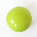 Lampada a sfera verde neon