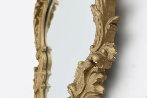 Image 1 of Specchio belga con cornice dorata del XX secolo in stile Luigi XV