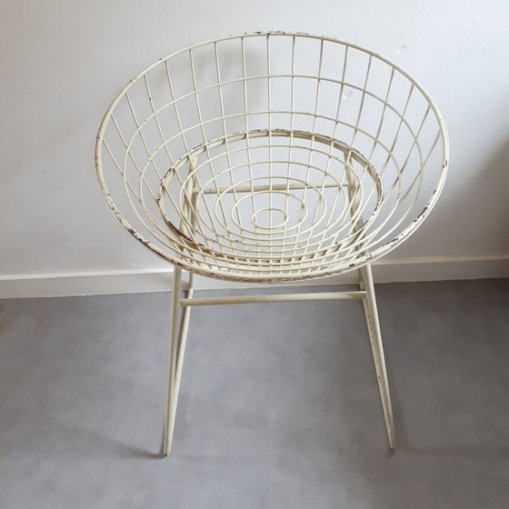 Image 1 of Pastoe wire stool by Cees Braakman