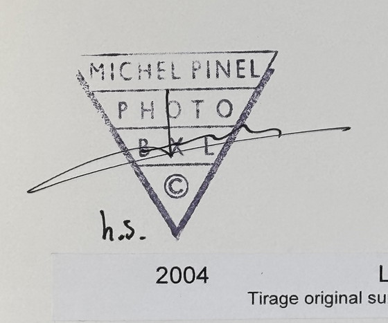 Image 1 of Michel Pinel 1949-2022 Superb Artistic Nude "Le Dos De Lise" From 2004