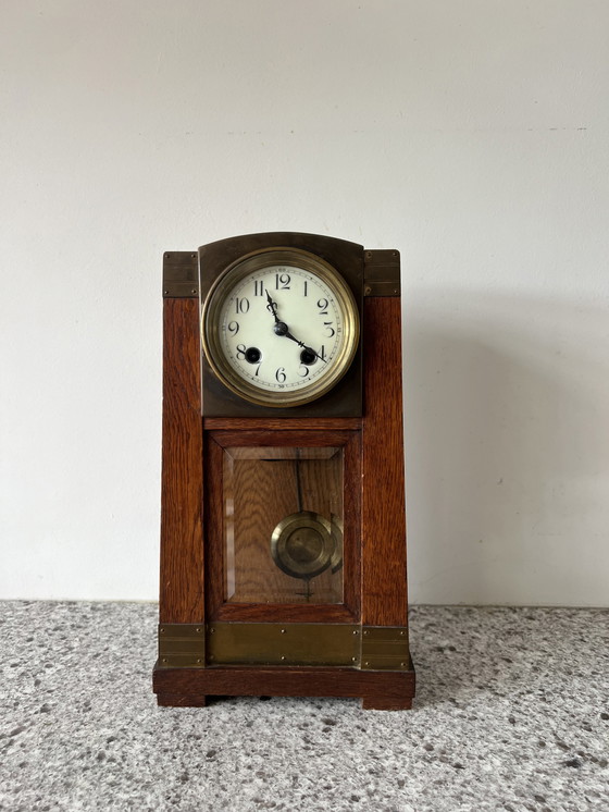 Image 1 of Gustave Serrurier - Bovy 1858-1910 Pendule No 16 par Atelier Vokaer