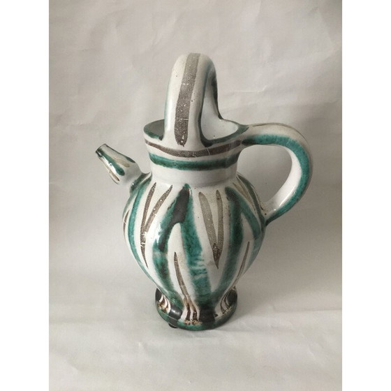 Image 1 of Ceramica vintage nera e verde di Roger Picault