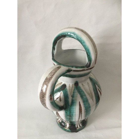 Image 1 of Ceramica vintage nera e verde di Roger Picault