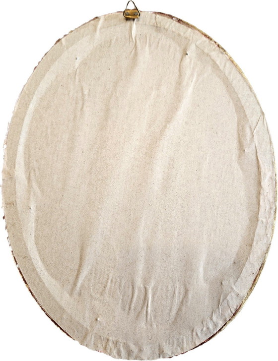 Image 1 of Cuadro al óleo antiguo de Egipto con marco de madera