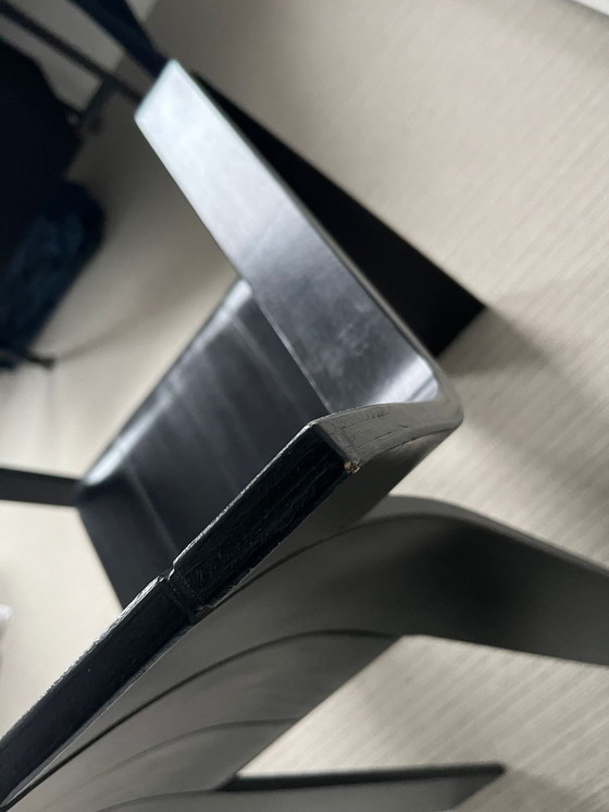 Image 1 of Silla de comedor Stripchair de Gijs Bakker para Castelijn, negro, años 70
