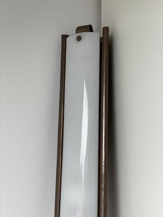 Image 1 of 50s 60s Solid Copper Bauhaus Wall Lamp