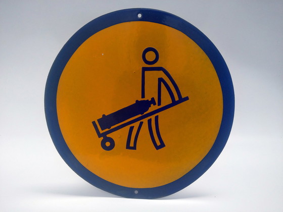 Image 1 of Enamel sign "Gaz"