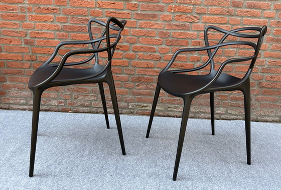 Image 1 of 2x chaise Kartell Masters de Philippe Starck