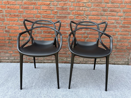 2x Kartell Masters chair by Philippe Starck