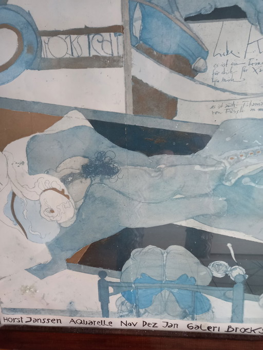 Watercolor, Horst Janssen Hamburg, 14-11-1929, 31-08-199531-