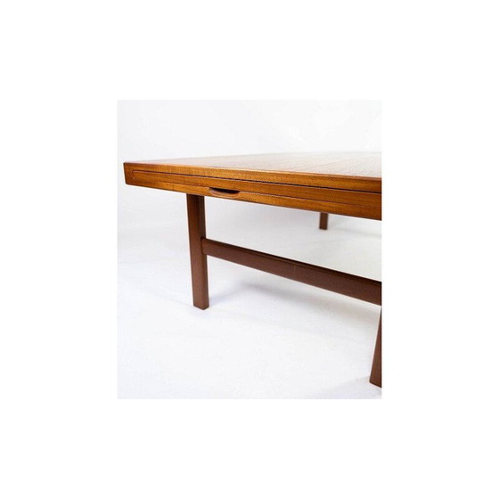 Image 1 of Vintage teak coffee table with extensions, Denmark 1960