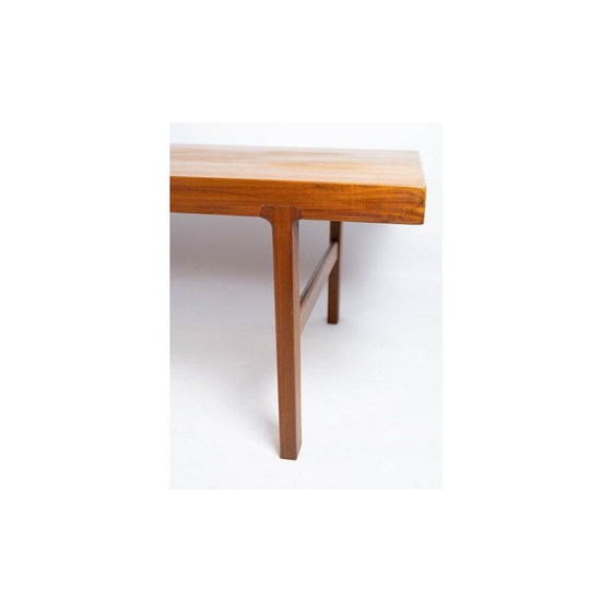 Image 1 of Vintage teak coffee table with extensions, Denmark 1960