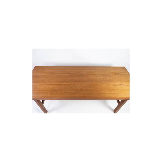 Image 1 of Vintage teak coffee table with extensions, Denmark 1960