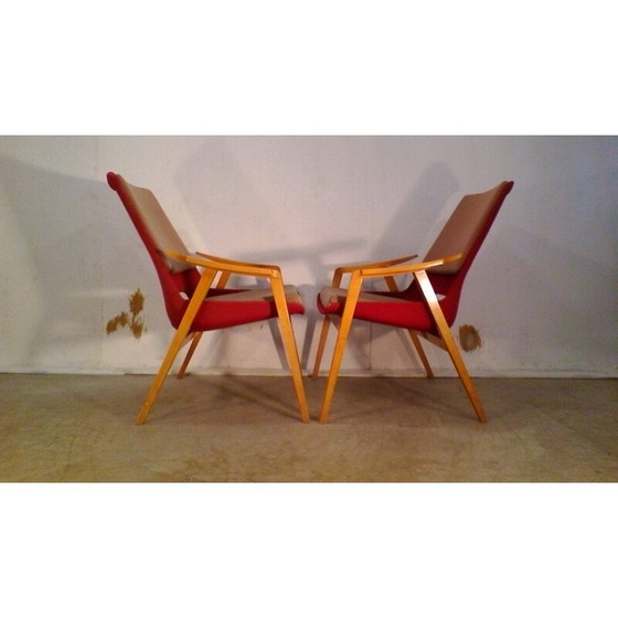 Image 1 of Set of 2 vintage Lounge Armchairs by Miroslav Navratil - 1960s