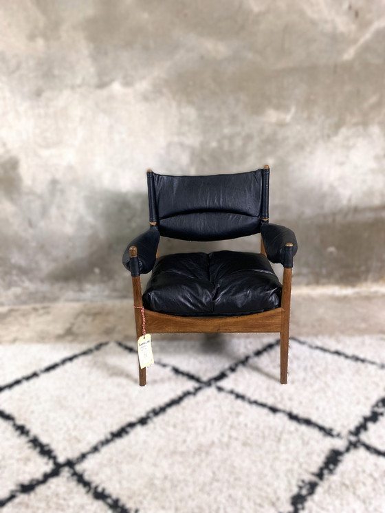 Image 1 of Mid Century Teak Armchair By Kristian Vedel "Modus" For Willadsen Møbelfabrik