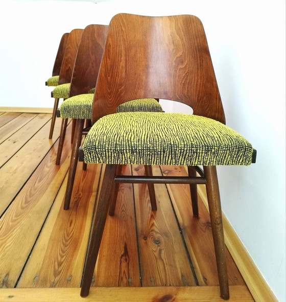 Image 1 of Czechoslovakian Chairs By O. Haerdtl For Ton, 1960S, Set Of 4