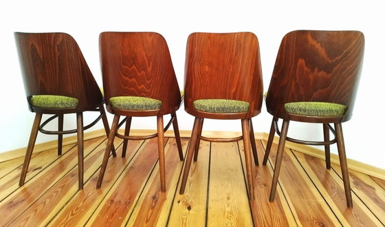 Image 1 of Czechoslovakian Chairs By O. Haerdtl For Ton, 1960S, Set Of 4