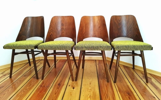 Czechoslovakian Chairs By O. Haerdtl For Ton, 1960S, Set Of 4