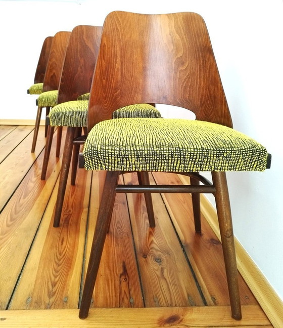 Image 1 of Czechoslovakian Chairs By O. Haerdtl For Ton, 1960S, Set Of 4