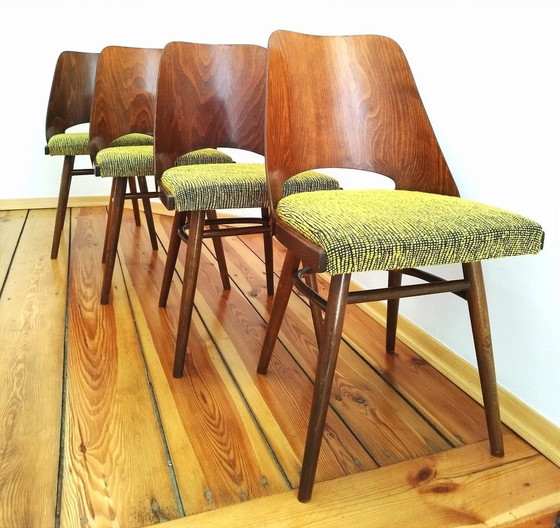 Image 1 of Czechoslovakian Chairs By O. Haerdtl For Ton, 1960S, Set Of 4