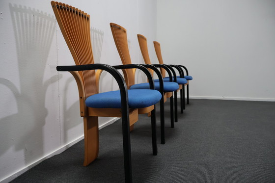 Image 1 of 4 X Totem Chairs Torstein Nilsen For Westnofa