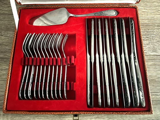 Image 1 of Amefa Ecrin/coffret 24 pieces dessert cutlery