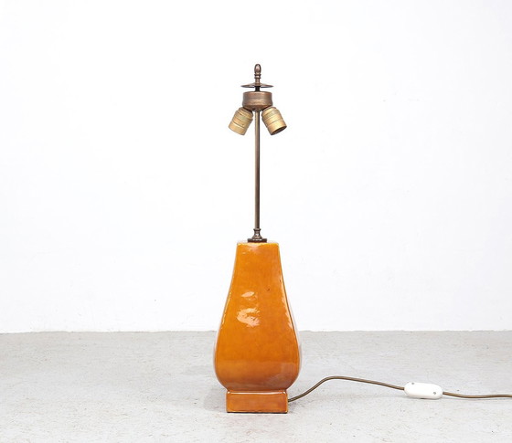 Image 1 of Zaccagnini Pottery Table Lamps, 1950S