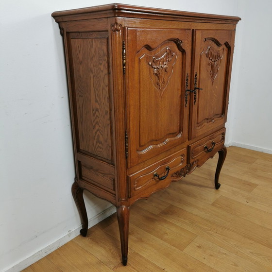 Image 1 of  Brocante Queen Ann Bar cabinet, Wall cabinet Buffet cabinet Drawer cabinet