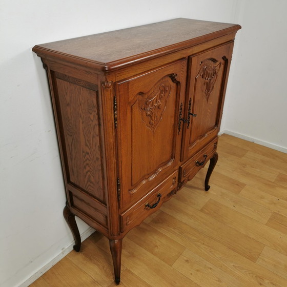 Image 1 of  Brocante Queen Ann Bar cabinet, Wall cabinet Buffet cabinet Drawer cabinet