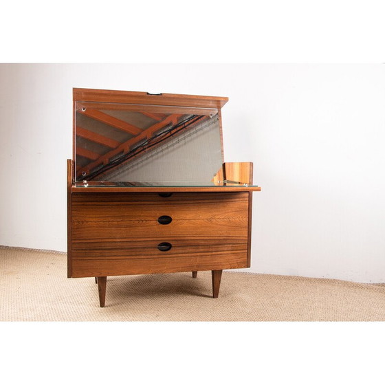 Image 1 of Vintage Rio rosewood dressing table by Joseph André Motte for Charron, France 1960