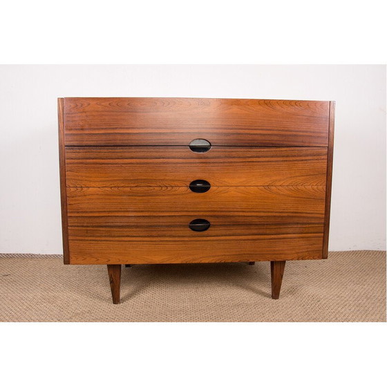Image 1 of Vintage Rio rosewood dressing table by Joseph André Motte for Charron, France 1960