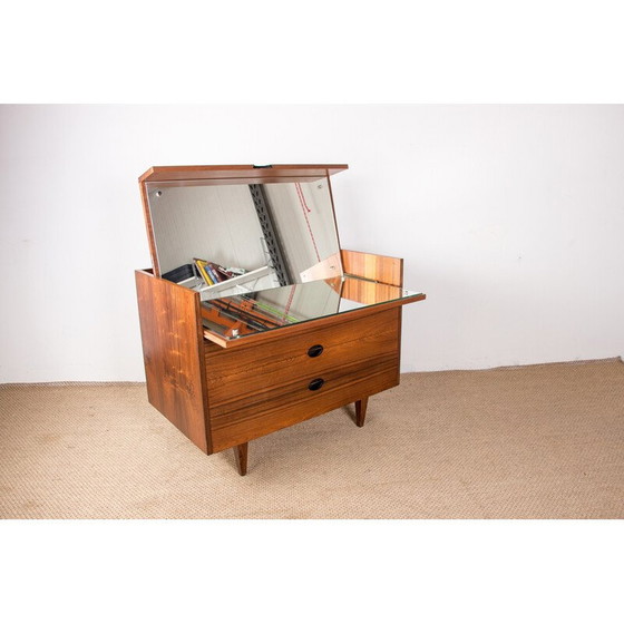 Image 1 of Vintage Rio rosewood dressing table by Joseph André Motte for Charron, France 1960