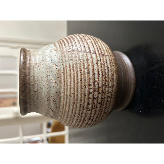 Image 1 of Set of 3 vintage stoneware vases, 1970
