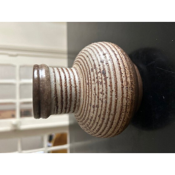 Image 1 of Set of 3 vintage stoneware vases, 1970