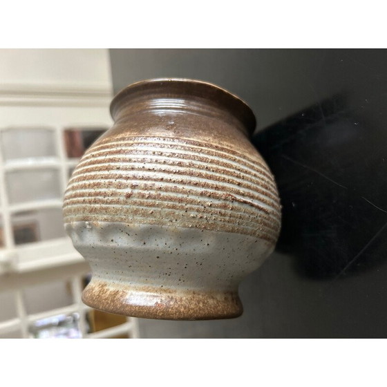 Image 1 of Set of 3 vintage stoneware vases, 1970