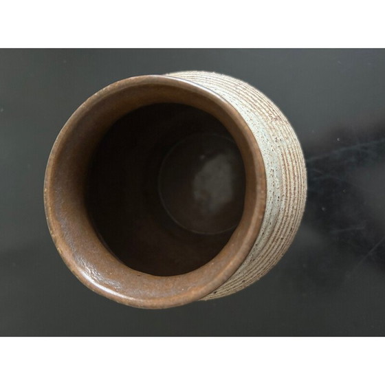 Image 1 of Set of 3 vintage stoneware vases, 1970