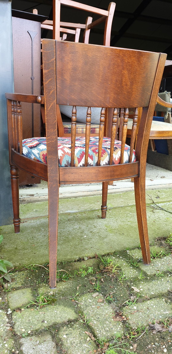 Image 1 of 6 Cherry Dining Room Armchairs