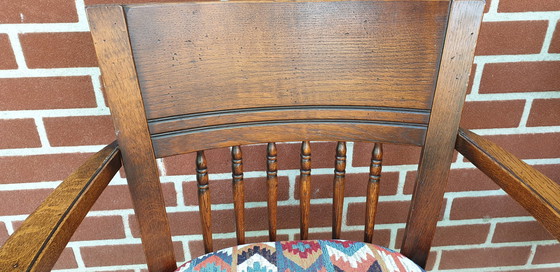 Image 1 of 6 Cherry Dining Room Armchairs