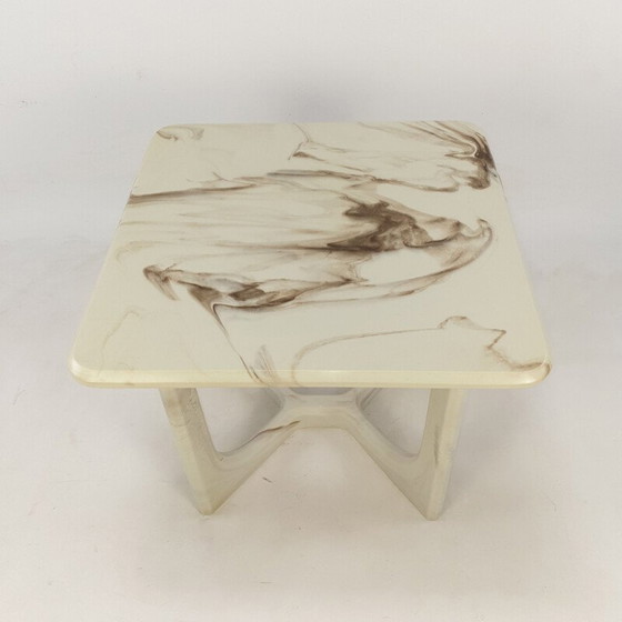 Image 1 of Vintage coffee table in marmorino, Italy 1950