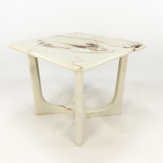 Image 1 of Vintage coffee table in marmorino, Italy 1950