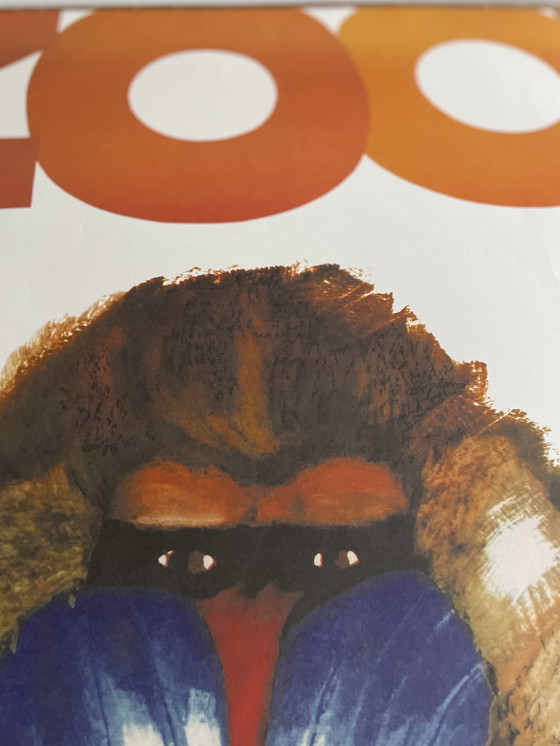 Image 1 of M. Mosinski, (1936-1998), ZOO, 1968, affiche no 36, édition officielle limitée à 500 exemplaires, imprimée en 2019