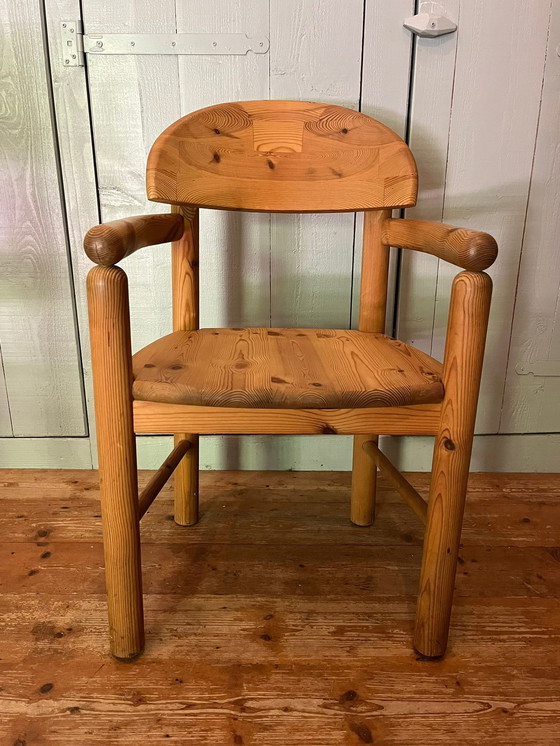 Image 1 of 2x Rainer Daumiller pine armchairs, Danish 1970